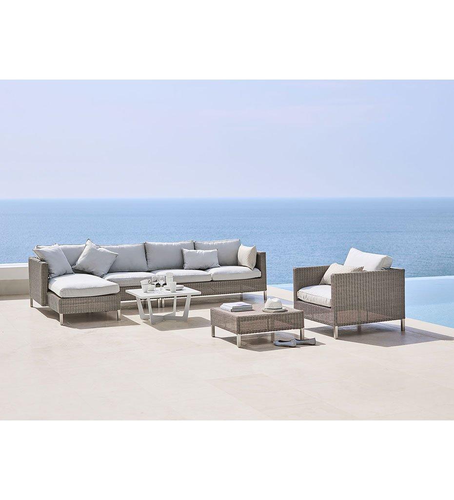 Cane-line Connect Outdoor Lounge Chair,image:Taupe T # 5499T