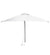 Cane-Line Harbour Umbrella with Pulley - Polyester 6.5 x 6.5,image:Dusty White Polyester Y504 # 51200X200Y504