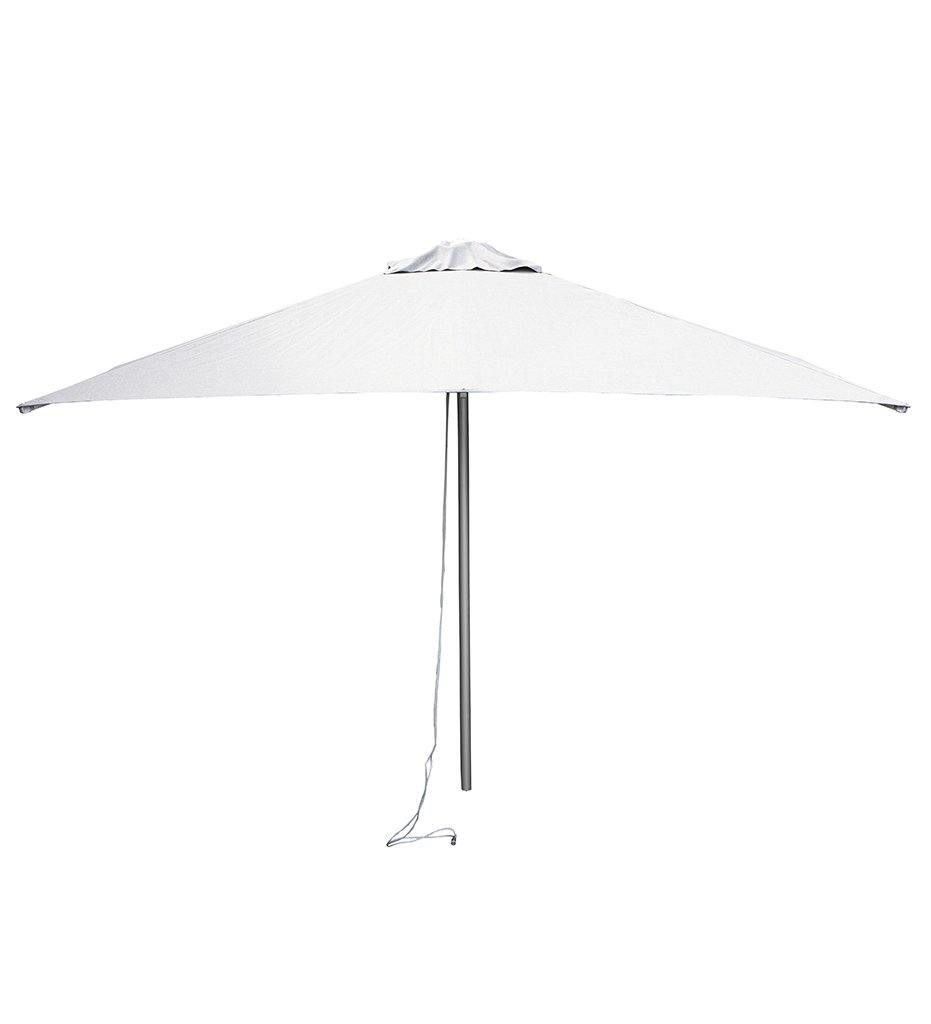 Cane-Line Harbour Umbrella with Pulley - Polyester 9 x 9,image:Dusty White Polyester Y504 # 51300X300Y504