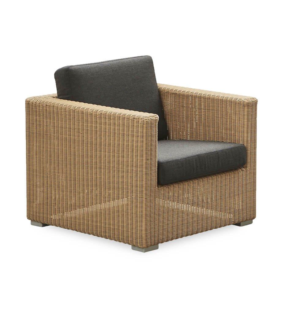 Cane-Line Chester lounge chair natural/black
