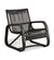 Cane-line Curve Lounge Chair Indoor Black Rattan,image:Black RSS # 7402RSS