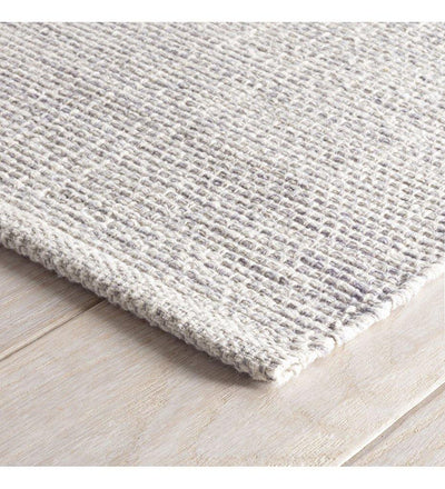 lifestyle, Marled Grey Woven Cotton Rug