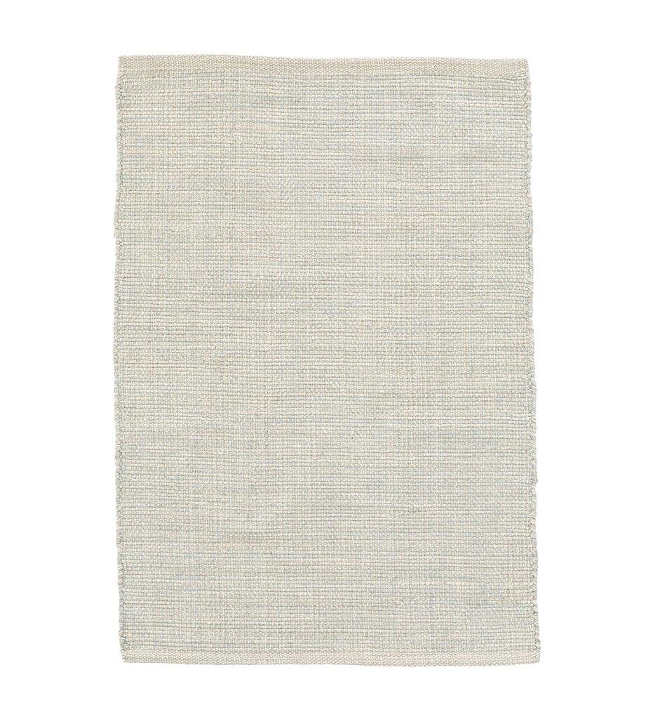 lifestyle, Marled Light Blue Woven Cotton Rug