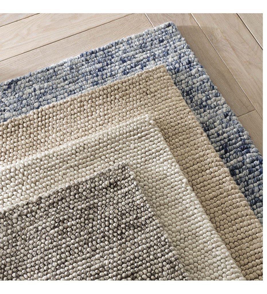 lifestyle, Niels Navy Woven Wool / Viscose Rug