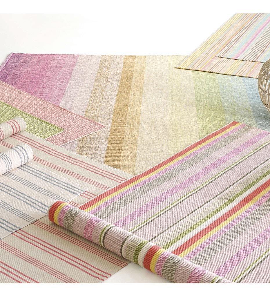 lifestyle, Swedish Stripe Woven Cotton Rug