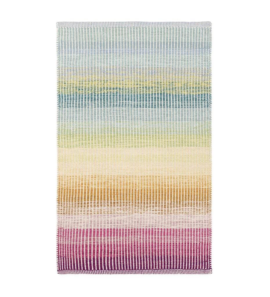 lifestyle, Watercolor Horizon Woven Cotton Rug