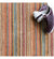 lifestyle, Brindle Stripe Spice Loom Knotted Wool Rug