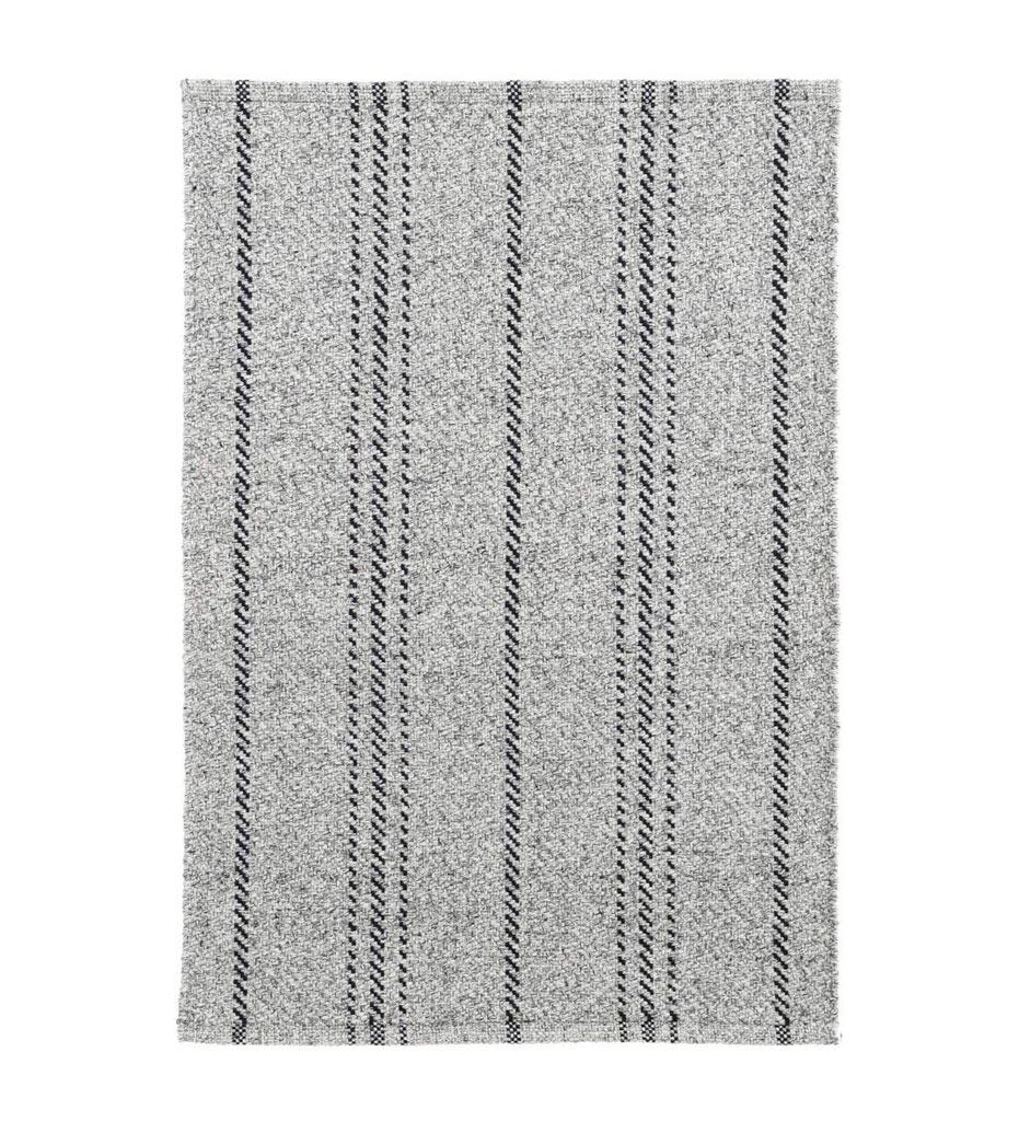 Dash and Albert Melange Stripe Grey/Black Indoor/Outdoor Rug
