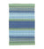 Dash and Albert Fiesta Stripe French Blue/Green Indoor/Outdoor Rug