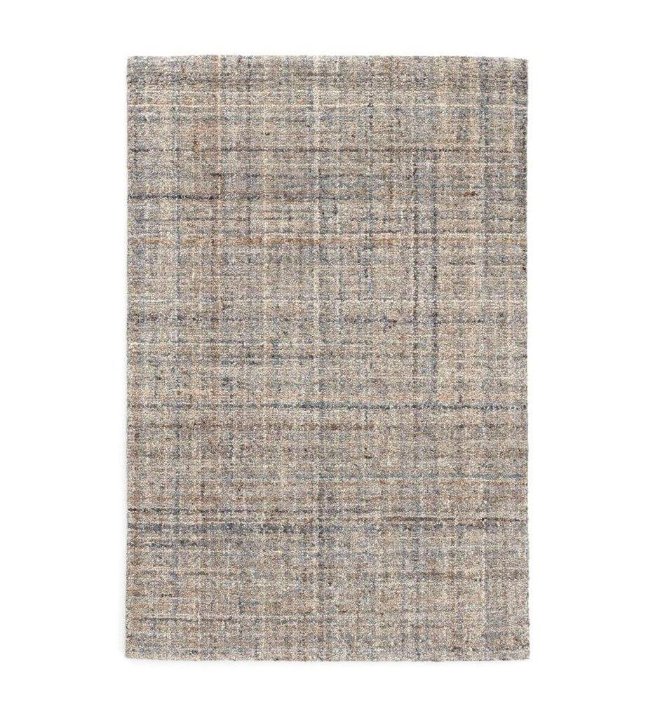 lifestyle, Dash and Albert Harris Blue/Brown Micro Hooked Wool Rug