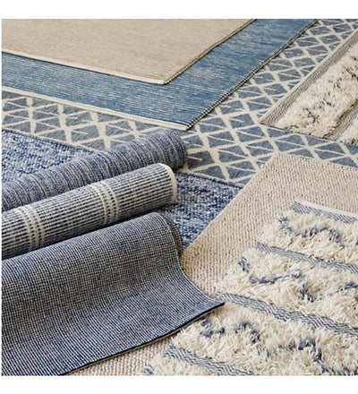 lifestyle, Dash and Albert Newport Blue Hand Knotted Wool Rug