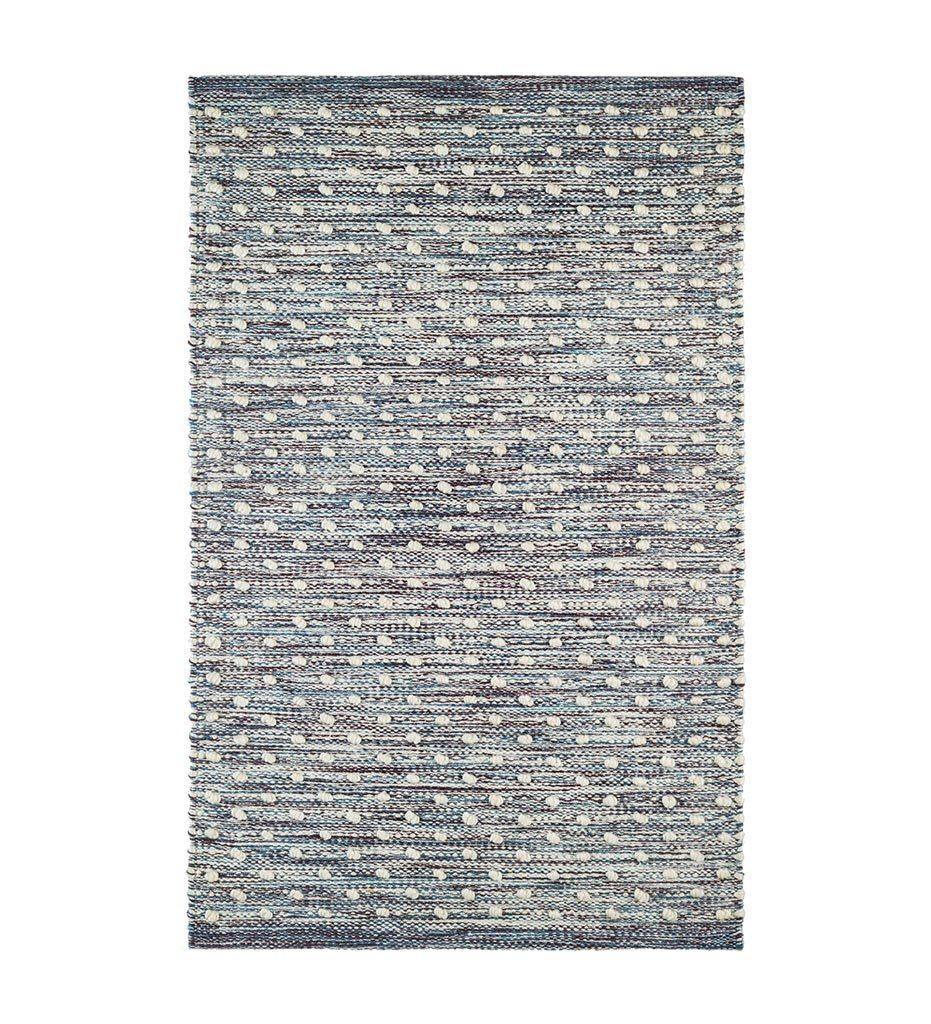 lifestyle, Dash and Albert Hobnail Blue Indoor/Outdoor Rug
