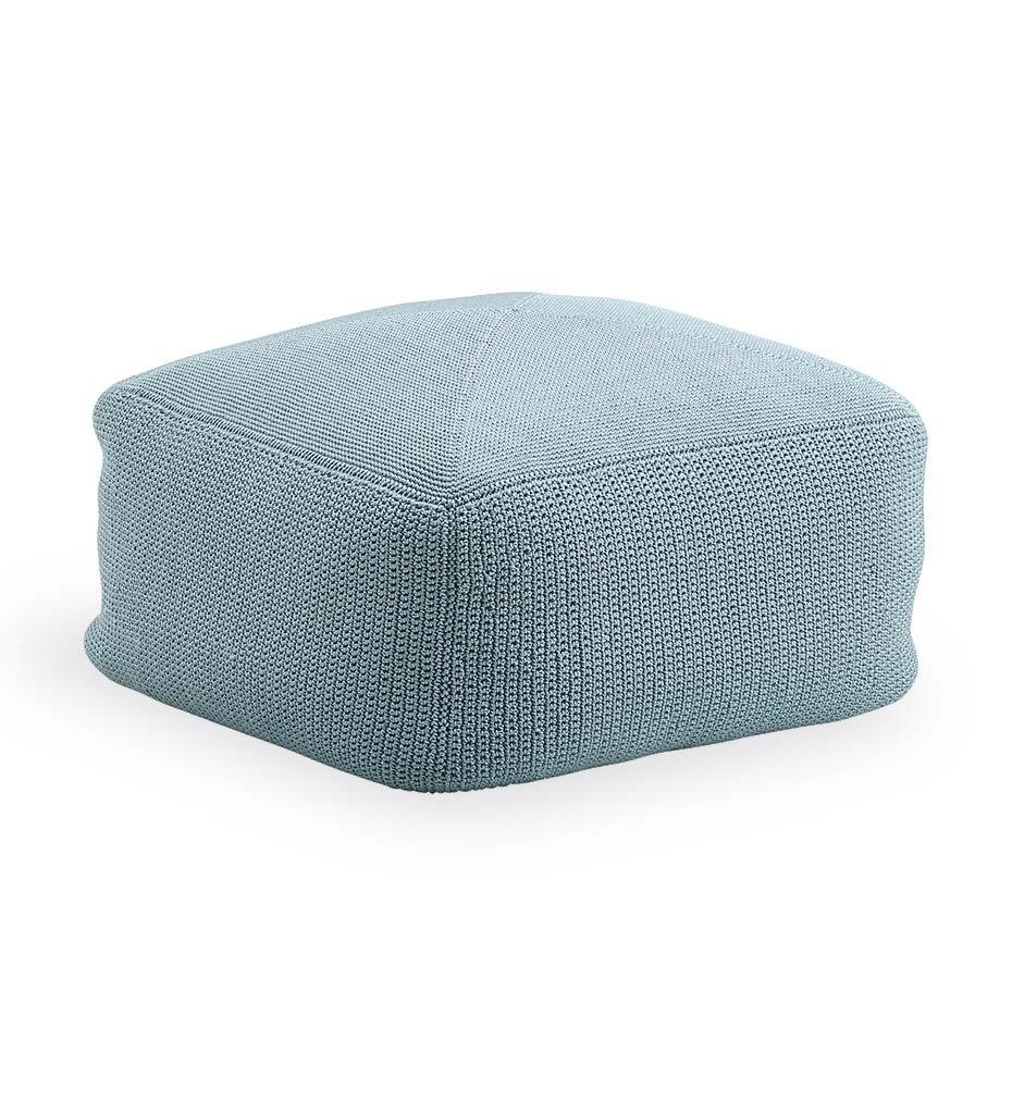 Cane-Line Divine Footstool,image:Turquoise Y52 # 8320Y52