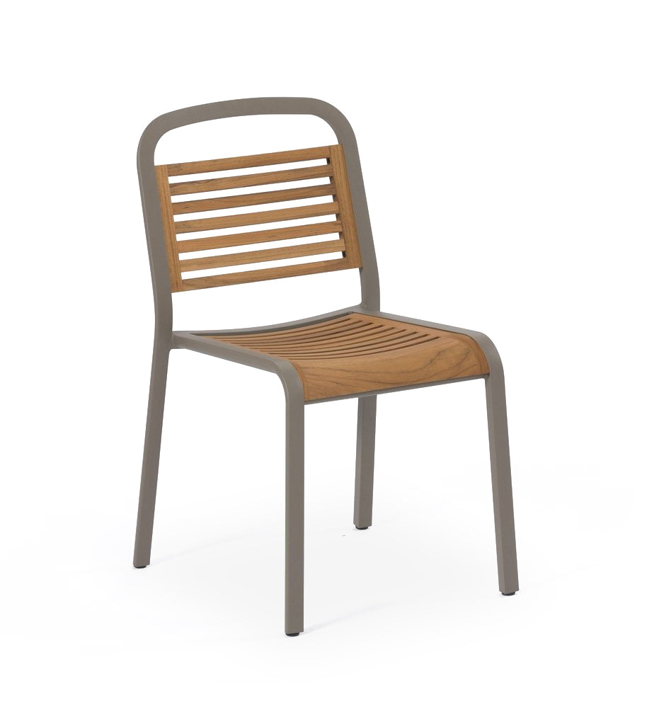 EGO Paris Marumi Side Chair - Teak EM17MDC2