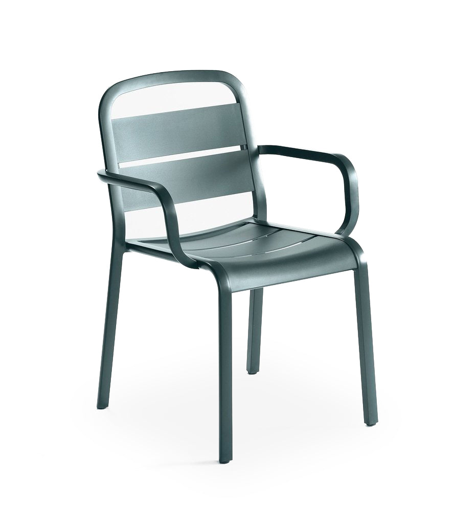 EGO Paris Marumi Arm Chair - Aluminum Slats  EM17MDA7