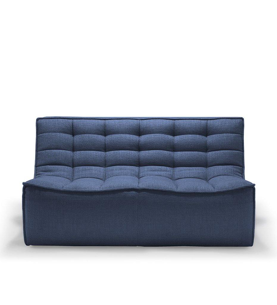 N701 2-Seater Sofa - Blue