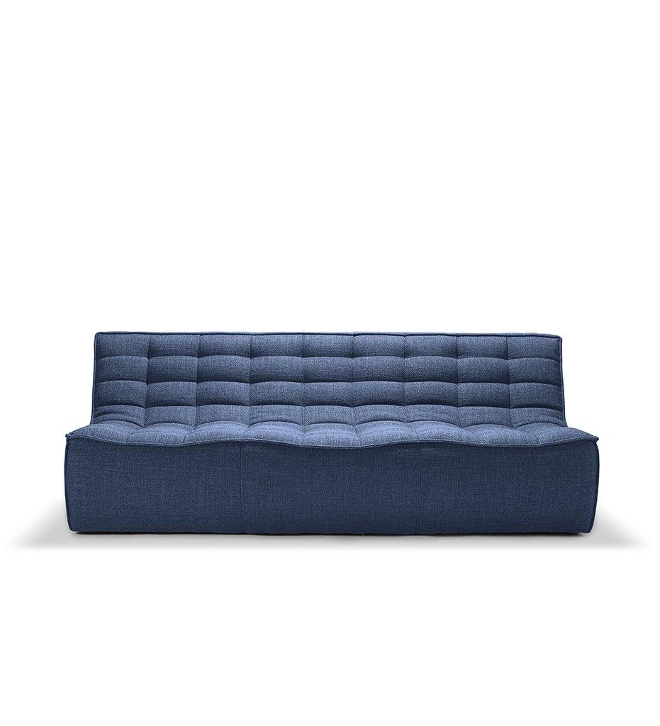 N701 3-Seater Sofa - Blue