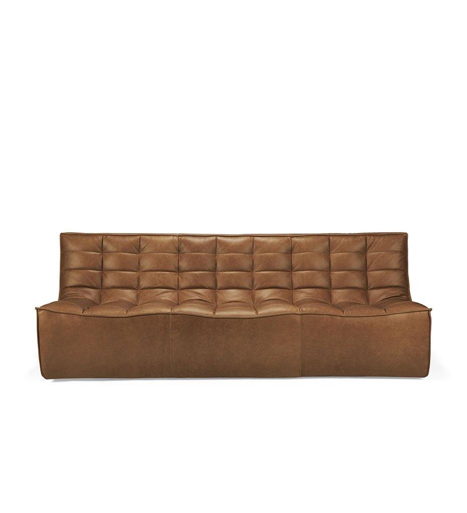 N701 3-Seater Sofa - Leather
