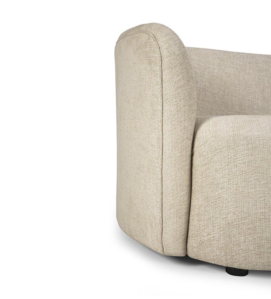Ellipse 3-Seater Sofa - Oatmeal