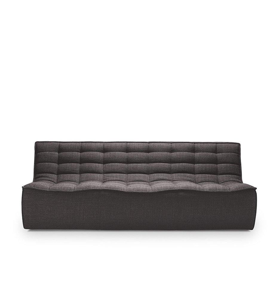N701 3-Seater Sofa - Dark Grey