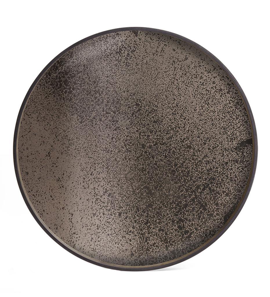 Bronze Mirror Tray - Round - XL