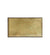 Gold Leaf Glass Valet Tray - Metal Rim - Rectangular - M