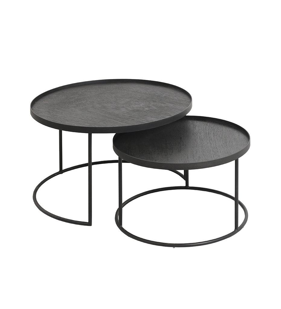 Round Tray Coffee Table Set - S/L