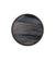 Graphite Organic Glass Valet Tray - Wooden Rim - Round - L