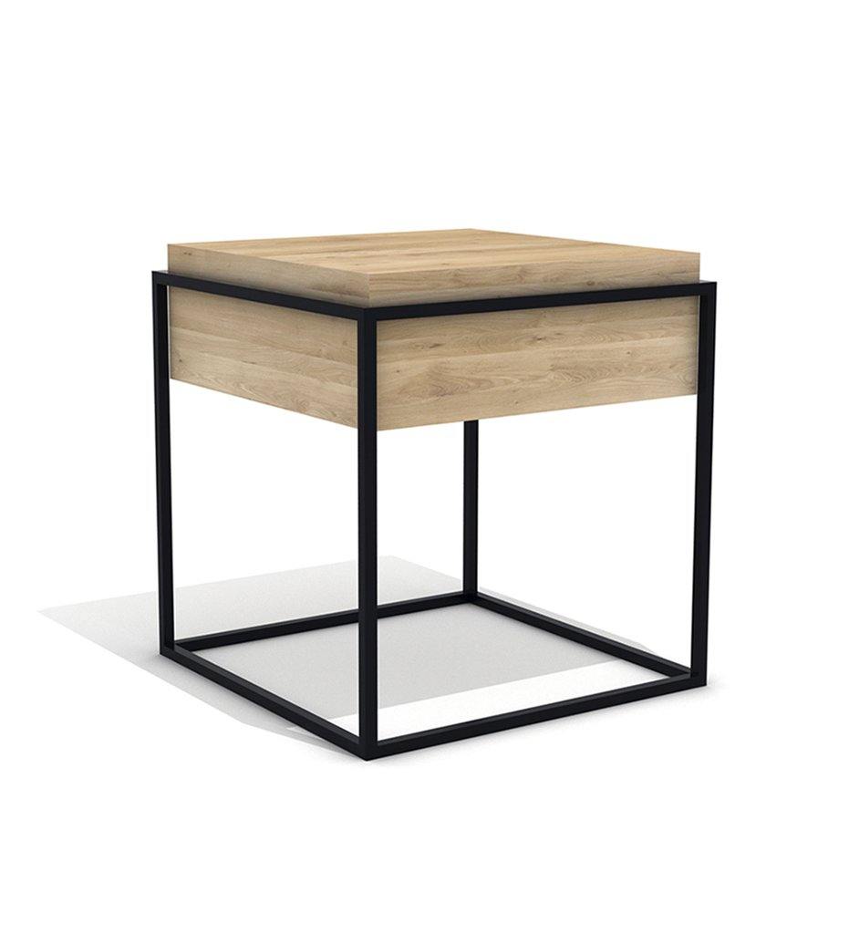 Oak Monolit Side Table - Slim