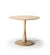 Oak Torsion Dining Table - Round - 35.5 in