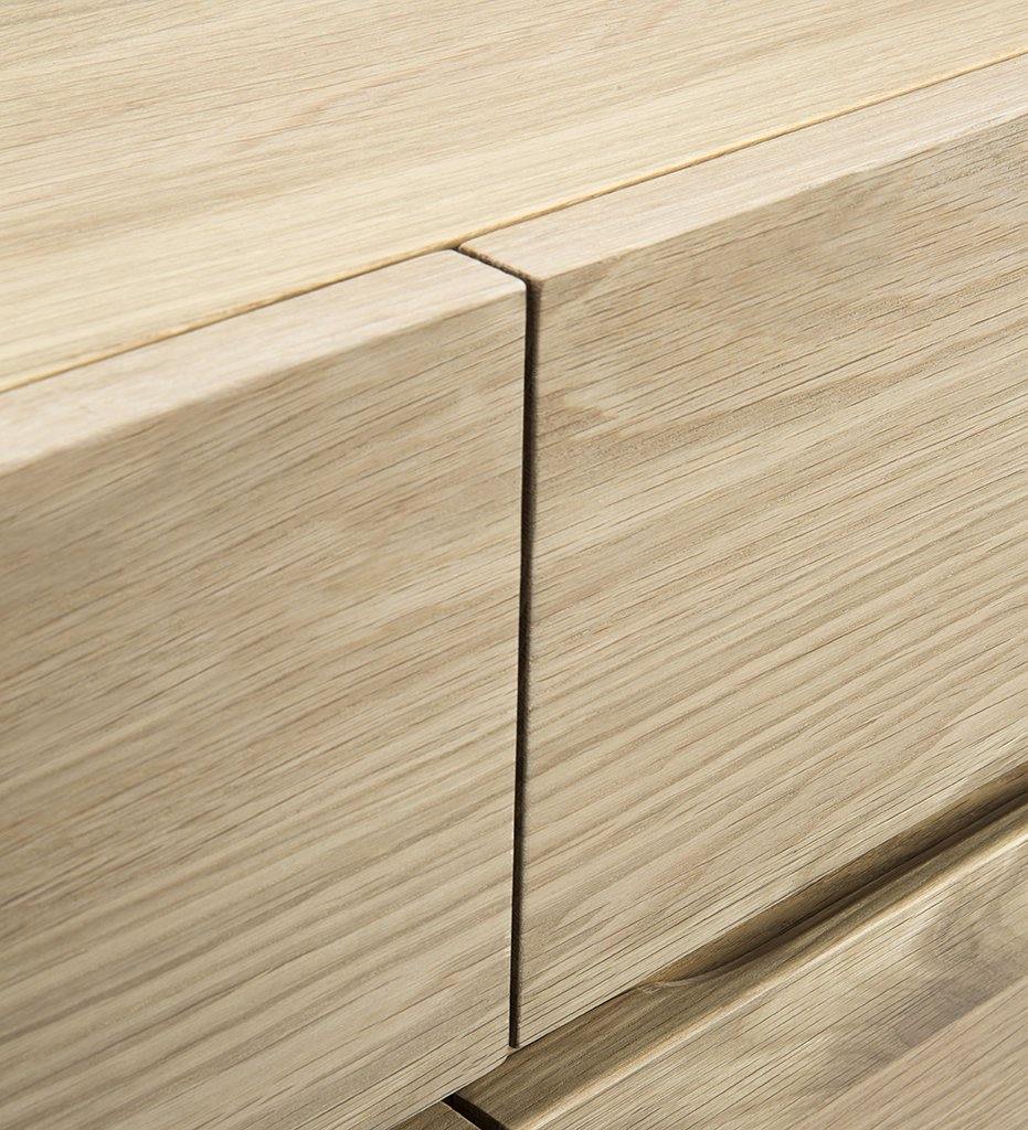 Oak Ligna Sideboard - Black - Details