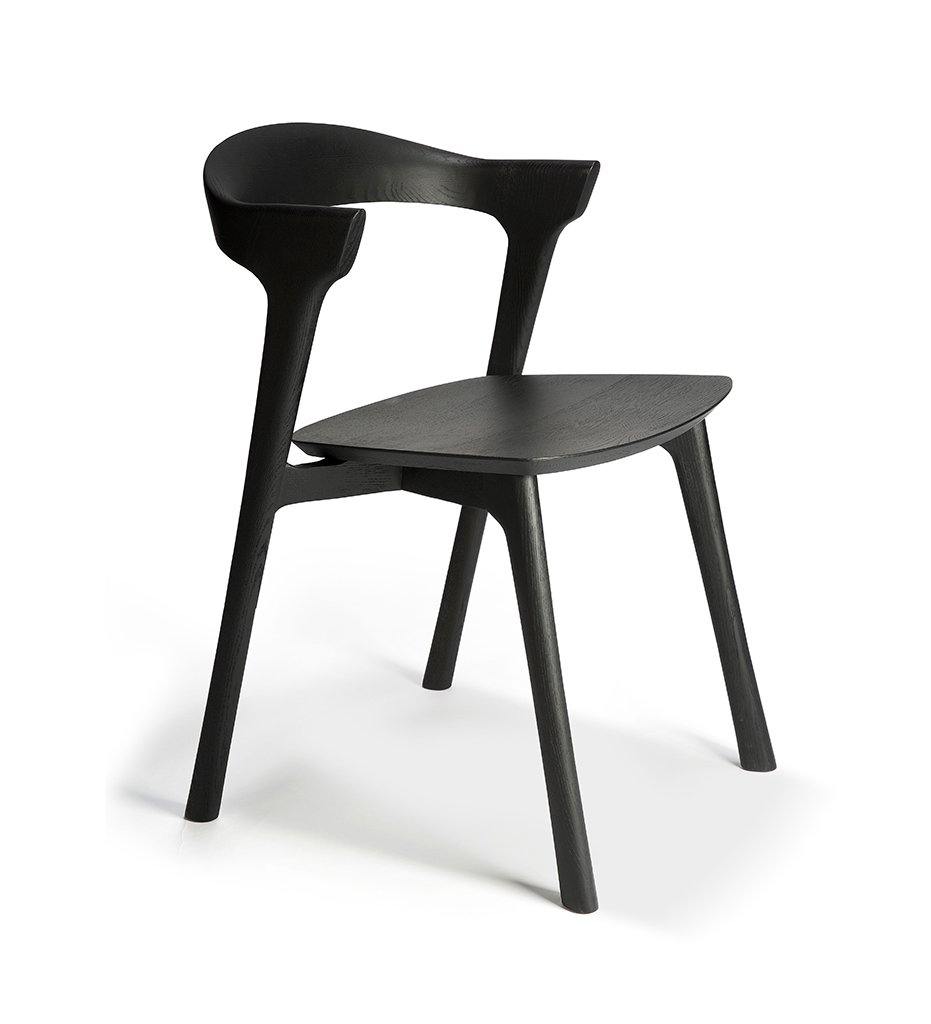 Oak Black Bok Dining Chair - Varnished