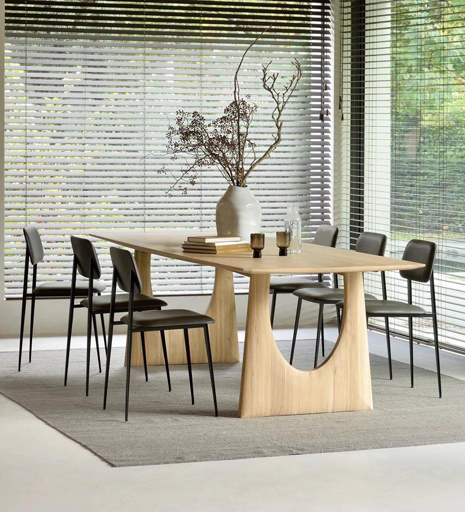 lifestyle, Oak Geometric Dining Table