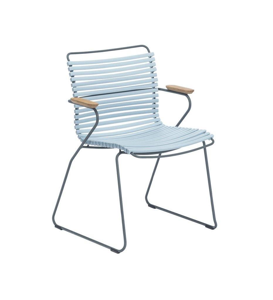 Click Arm Chair,image:Dusty Light Blue 80 # 10801-8018