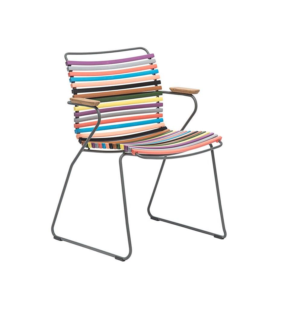Click Arm Chair,image:Multi 1 Red Yellow 83 # 10801-8318