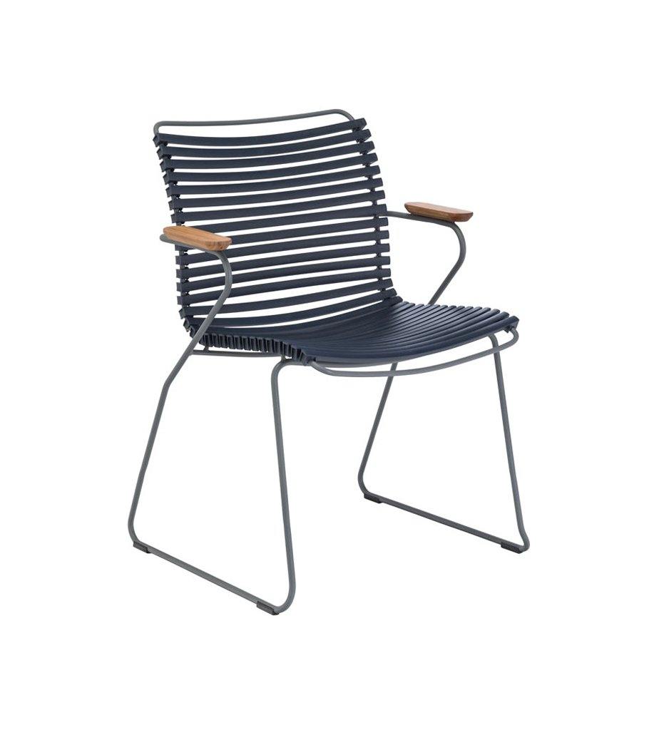 Click Arm Chair,image:Dark Blue 91 # 10801-9118