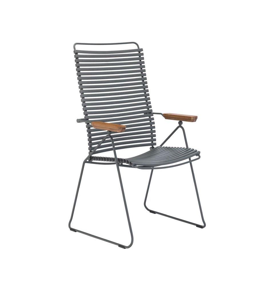 Click Arm Chair-Recline,image:Dark Grey 70 #10803-7018