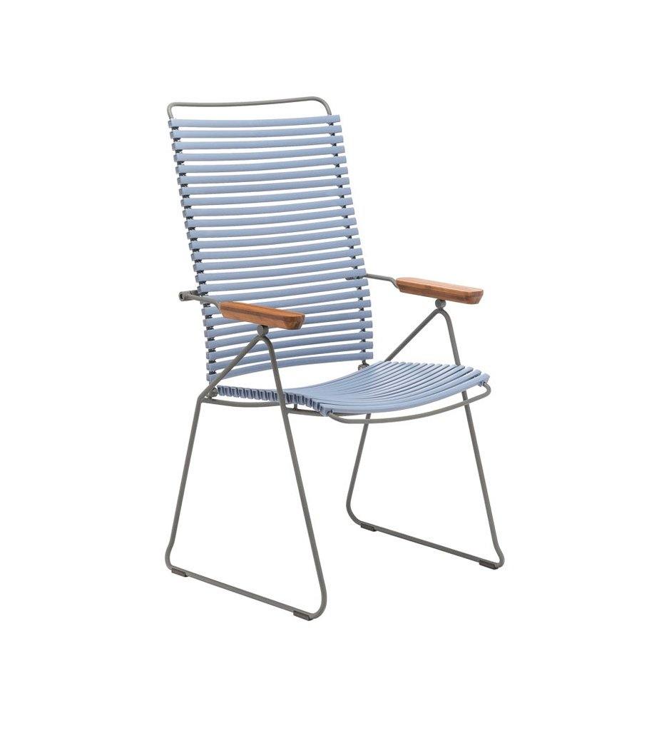 Click Arm Chair-Recline,image:Pigeon Blue 82 #10803-8218