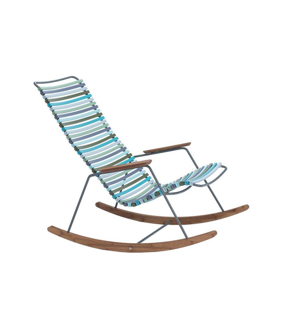 Click Rocking Chair,image:Multi 2 Green Blue Gradation 84 # 10804-8418