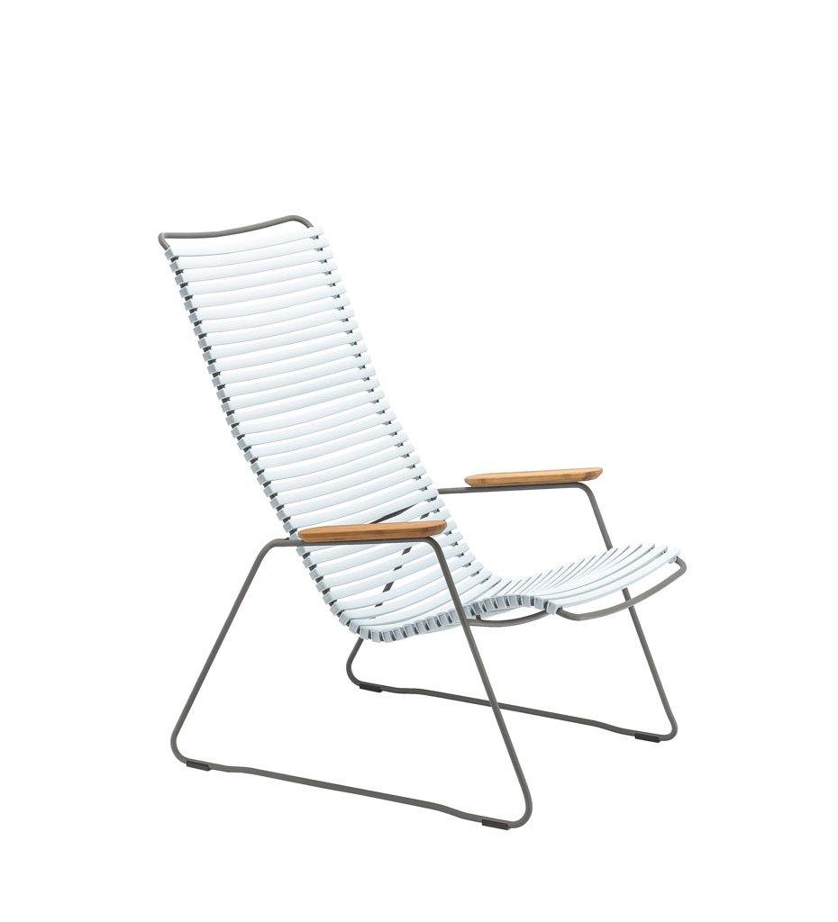 Click Lounge Chair,image:Dusty Light Blue 80 # 10811-8018