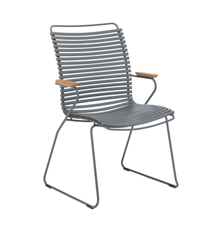 Click Arm Chair-Tall Back,image:Dark Grey 70 # 10812-7018