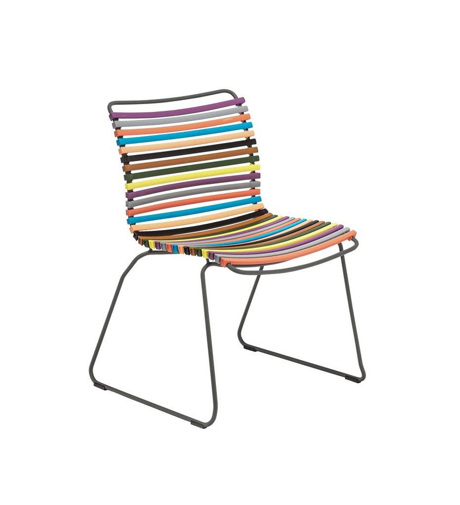 Click Side Chair,image:Multi 1 Red Yellow 83 # 10814-8318