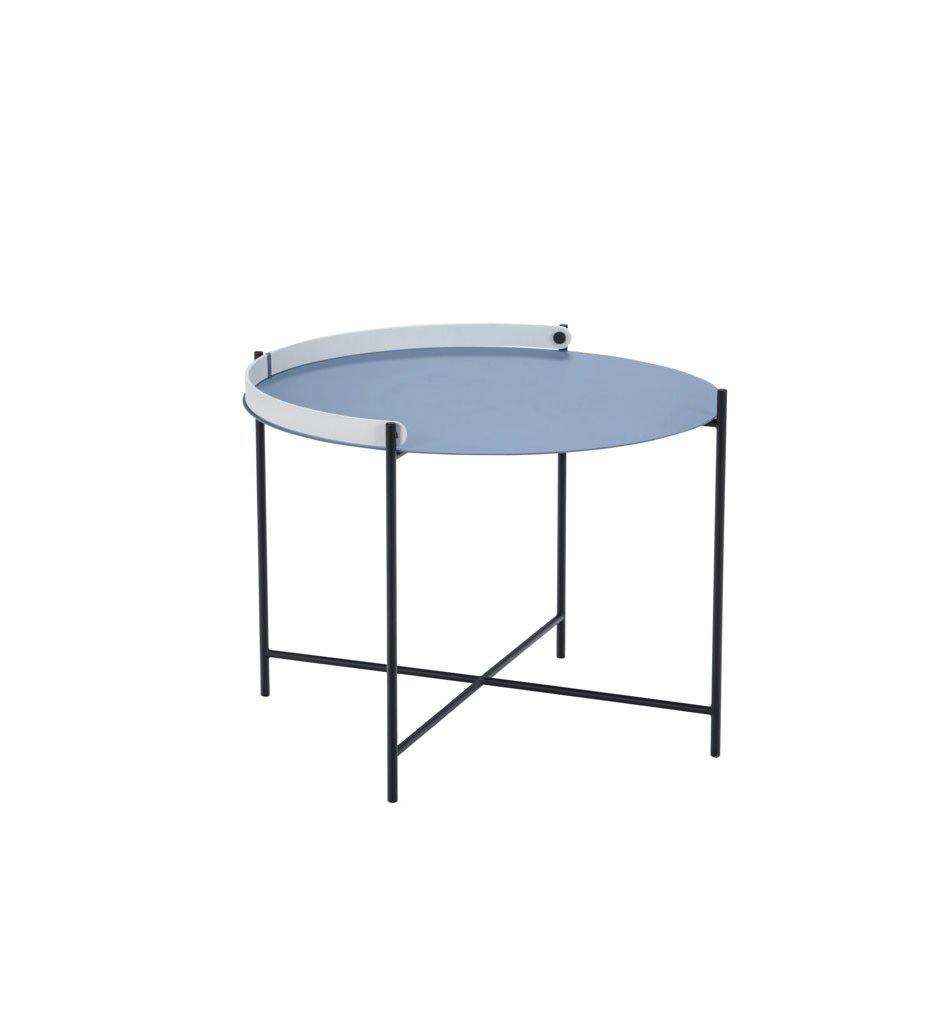 Edge Tray Table - Medium,image:Pigeon Blue-White # 10912-8213