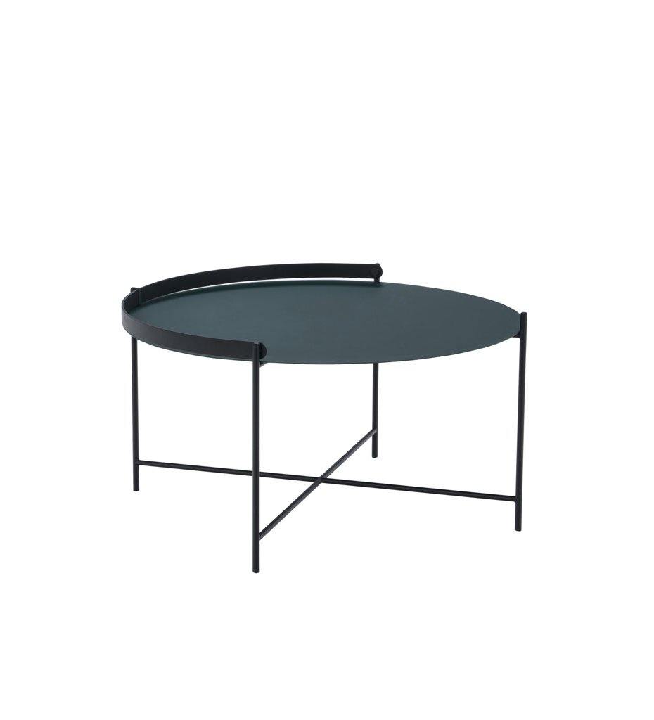 Edge Tray Table - Large,image:Pine Green-Black # 10913-1112