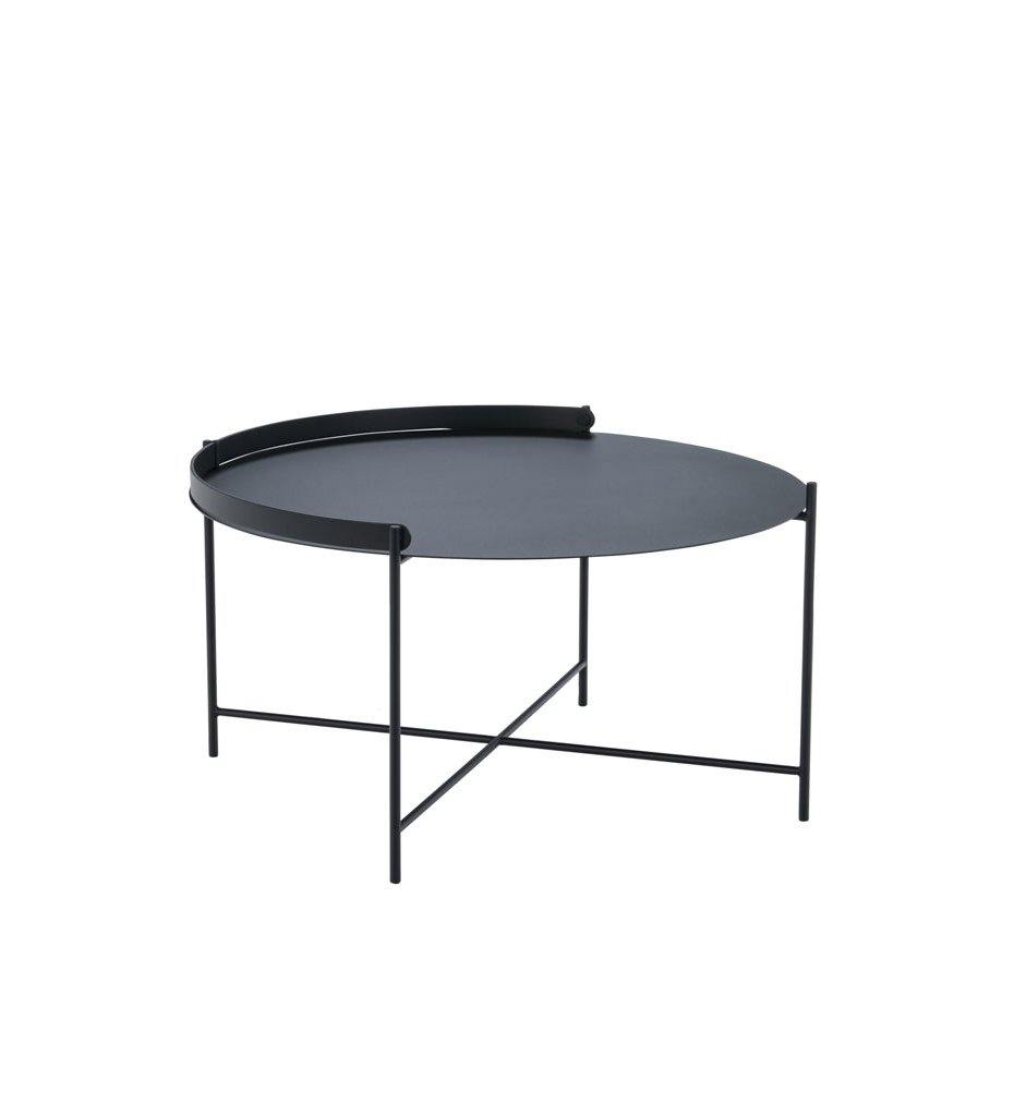 Edge Tray Table - Large,image:Black-Black # 10913-1212