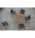 lifestyle, Circle Dining Table, Click Arm Chairs