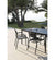 Four Large Aluminum Dining Table