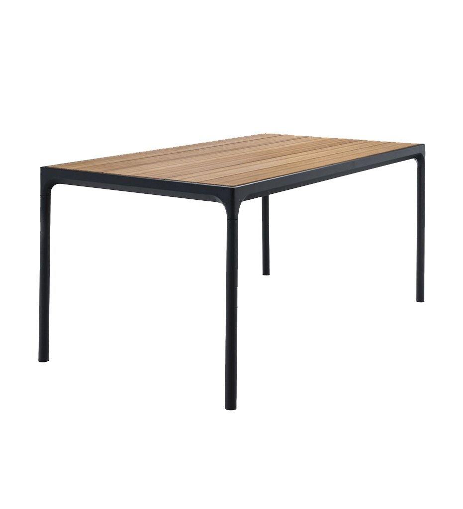 Four Dining Table - Small - Bamboo,image:Black HOU # 12402-0324