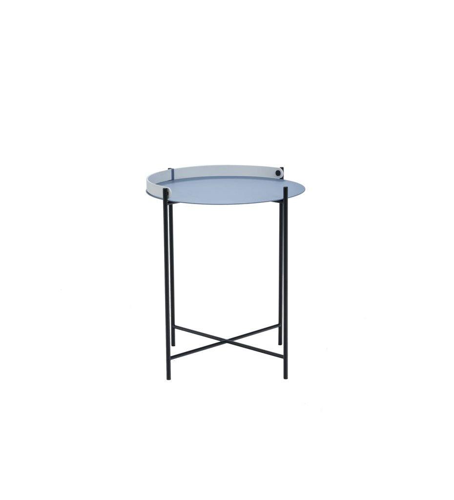 Edge Tray Table - Small,image:Pigeon Blue-White # 10911-8213