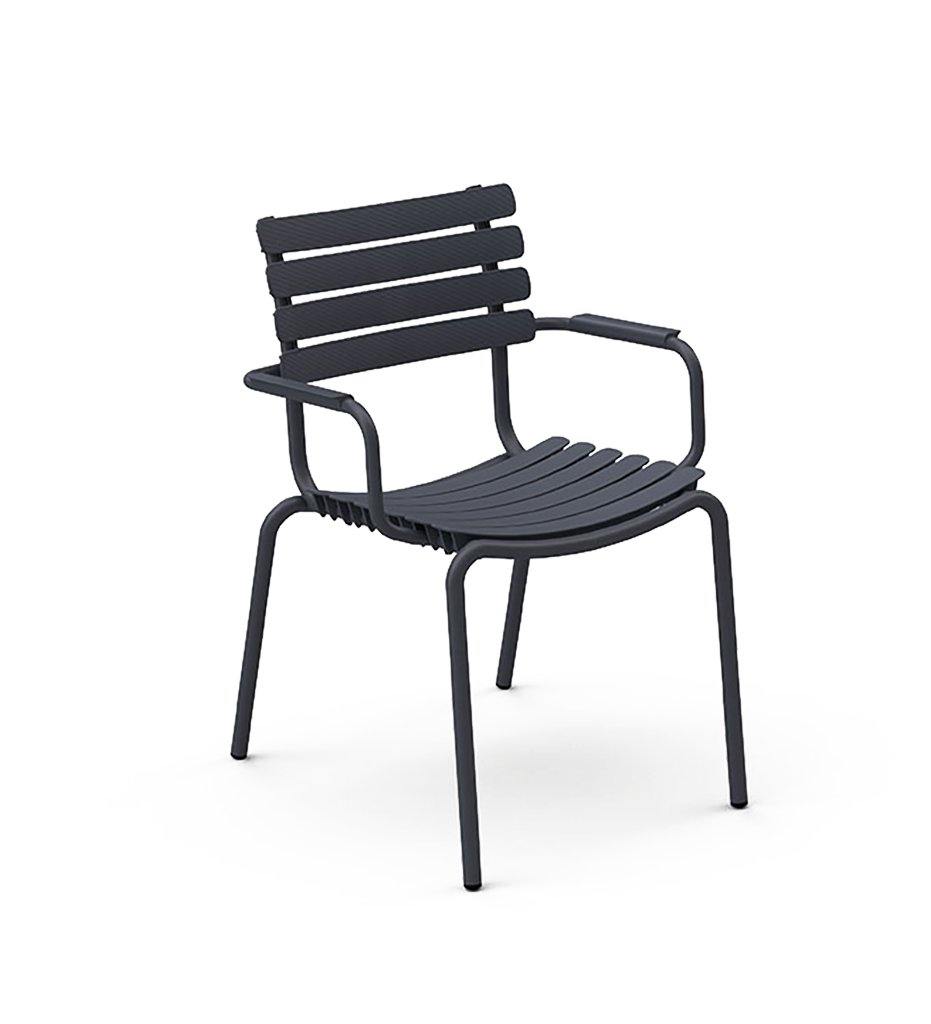 ReClips Arm Chair - Aluminum Armrests,image:Grey 70 # 22302-7026